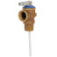 3/4" MNPT x 3/4" FNPT 18C400 105,000 BTU Capacity T & P Relief Valve w/ 3" Probe (150 psi)