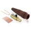 18 Series Cam-Type Male Detachable Plug, Ball Nose, 2/0 4/0 AWG, 400A Max (Brown)
