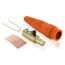 18 Series Cam-Type Male Detachable Plug, Ball Nose, 2/0 4/0 AWG, 400A Max (Orange)