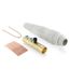 18 Series Cam-Type Female Detachable Plug, Ball Nose, #2 2/0 AWG, 300A Max (White)