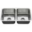 Reliant 32" x 18" Stainless Steel Undermount Double-Bowl Kitchen Sink (Stainless Steel)