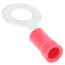 Vinyl Insulated Closed Ring Terminal, 22-16 AWG, Bolt 1/4" (Copper)