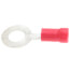 Vinyl Insulated Closed Ring Terminal, 22-16 AWG, Bolt 1/4" (Copper)