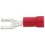 Vinyl Insulated Locking Fork Terminal, 22-16 AWG, Bolt #8 (Copper)