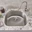 Portsmouth 23" x 21" Stainless Steel Undermount 1-Bowl Kitchen Sink (Stainless Steel)