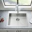 Edgewater 25" x 22" Stainless Steel 1-Hole Undermount 1-Bowl Kitchen Sink (Stainless Steel)