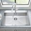 Edgewater 33" x 22" Stainless Steel 1-Hole Dual Mount 1-Bowl ADA Kitchen Sink (Stainless Steel)