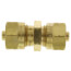 5/16" x 5/16" Brass Compression PEX Coupling