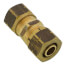 5/8" Comp. SVC Coupling for Joining 3/8" x 3/4" ViegaPEX Barrier Tubing (Brass)