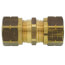 5/8" Comp. SVC Coupling for Joining 3/8" x 3/4" ViegaPEX Barrier Tubing (Brass)