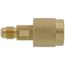 1/4" SealRight Straight x 1/4" Male Flare Coupler (R-12)