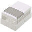 Powerstar Single Set Point Thermostat Cover w/ Concealed Thermometer - White