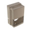 Plastic Thermostat Cover Exposed Thermometer Exposed Setpoint (Beige)