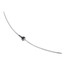 8" Preassembled Plastic Tubing Loop for 1/4" OD Barbed Fitting (10 Pack)