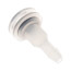 Straight White Plug-In Adapters (20 Pack)