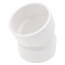 3" PVC DWV 22.5-Degree Elbow