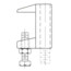 3/4" Electro-Galvanized Wide Top Beam Clamp