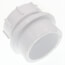 1-1/2" x 1-1/4" PVC DWV Male Trap Adapter w/ Plastic Nut (Spigot x Slip)