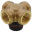 1" 4-Way Mixing Valve, 11.7 CV (Threaded)