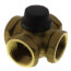 1-1/2" 4-Way Mixing Valve, 29.3 Cv (Female Threaded)
