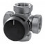 ESBE VRG141 Series 1-1/4" Sweat 4-Way Mixing & Diverting Valve (13.9 Cv)