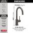 Trinsic True Bar Limited Swivel Faucet, 1.50 GPM (Black Stainless), 1959LF-KS