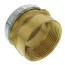 1-1/2" OD Tube x 1-1/2" FIP Waste Connector (Chrome)