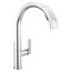 Keele Single-handle Pull-down Kitchen Faucet (Chrome), 19824LF