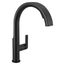 Keele Single-handle Pull-down Kitchen Faucet (Matte Black), 19824LF-BL
