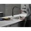 Keele Single-handle Pull-down Kitchen Faucet (Matte Black), 19824LF-BL