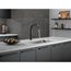 Keele Single-handle Pull-down Kitchen Faucet (Matte Black), 19824LF-BL