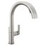 Keele Single-handle Pull-down Kitchen Faucet (Spotshield Stainless), 19824LF-SP