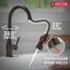 Hazelwood 1 Handle Pull-down Kitchen Faucet w/ Soap Dispenser & Shieldspray (Venetian Bronze), 19831Z-RBSD-DST