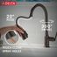 Capertee 1 Handle Pull-down Kitchen Faucet w/ Soap Dispenser & Shieldspray (Venetian Bronze), 19877Z-RBSD-DST