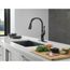 Ophelia Single-handle Pull-down Kitchen Faucet (Matte Black), 19888Z-BL-DST