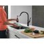 Ophelia Single-handle Pull-down Kitchen Faucet (Matte Black), 19888Z-BL-DST