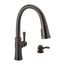 Spargo 1 Handle Pull-down Kitchen Faucet w/ Soap Dispenser & Shieldspray (Venetian Bronze), 19964Z-RBSD-DST