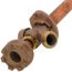Model 19 8", 1/2" x 3/4" Sweat Inlet Anti-Siphon Wall Faucet w/ Metal Handle