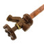 Model 19 10", 1/2" MPT x Sweat Inlet Anti-Siphon Wall Faucet w/ Metal Handle