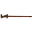 Model 19 12", 1/2" MPT x Sweat Inlet Anti-Siphon Wall Faucet w/ Metal Handle & Tee Key