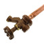 Model 19 14", 1/2" MPT x Sweat Inlet Anti-Siphon Wall Faucet w/ Metal Handle