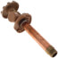 Model 19 4", 1/2" MPT x Sweat Inlet Anti-Siphon Wall Faucet w/ Metal Handle