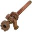 Model 19 6", 1/2" MPT x Sweat Inlet Anti-Siphon Wall Faucet w/ Metal Handle