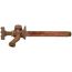 Model 19 6", 1/2" MPT x Sweat Inlet Anti-Siphon Wall Faucet w/ Metal Handle
