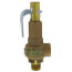 19 Series 1-1/4" MNPT x 1-1/2" FNPT 4,240 LBS/HR Safety Relief Valve, Brass Trim/Metal Seat (150 psi)