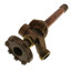 Model 19 6", 1/2" FPT x 3/4" MPT Inlet Anti-Siphon Wall Faucet w/ Metal Handle