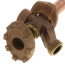 Model 19 4", 1/2" PEX Crimp Inlet Anti-Siphon Wall Faucet w/ Metal Handle