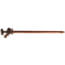Model 19, 16", 3/4" PEX Crimp Inlet Anti-Siphon Wall Faucet w/ Metal Handle