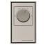 Beige Line Voltage Wall Thermostat, SPST, Open On Rise (No Thermometer)