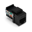 Cat 5 Quickport, Jack (Black)